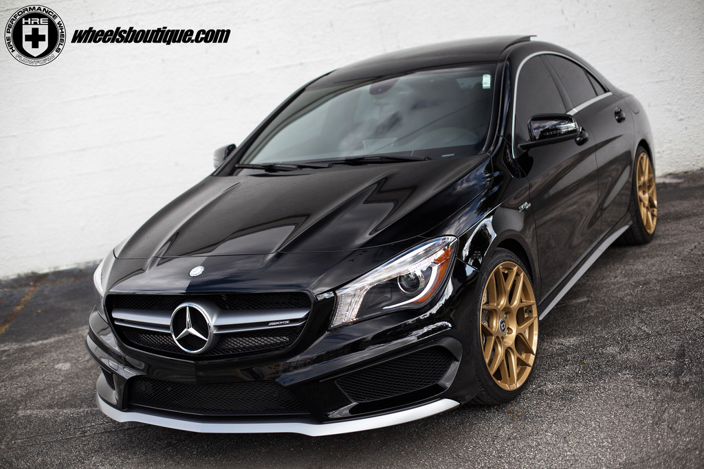 photo 9 Mercedes-Benz CLA-Class custom wheels HRE FF01 FLowForm 19x8.5, ET , tire size 235/35 R19. x ET