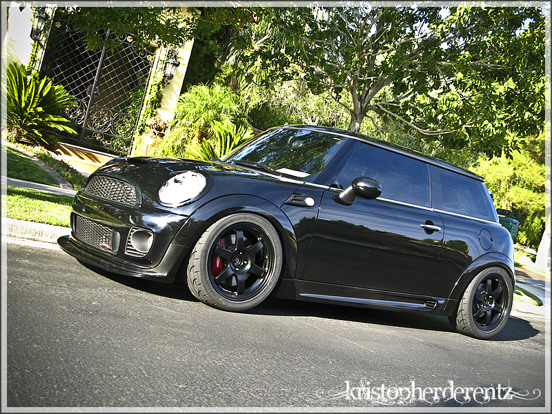 photo 1 MINI Cooper S custom wheels Rays Engineering Volk Racing TE37 17x7.5, ET +35, tire size 225/45 R17. 17x7.5 ET+40 