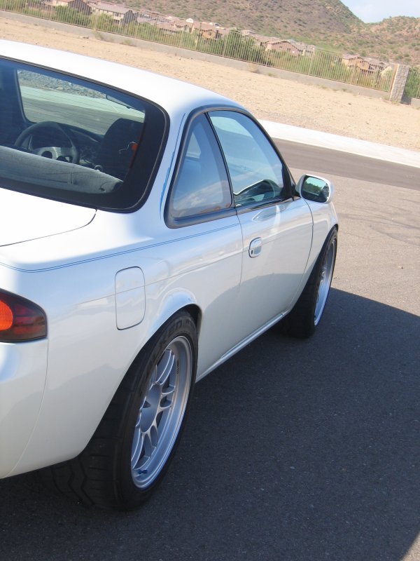 photo 2 Nissan S14 custom wheels Enkei RPF1 17x10.0, ET +18, tire size 275/40 R17. x ET