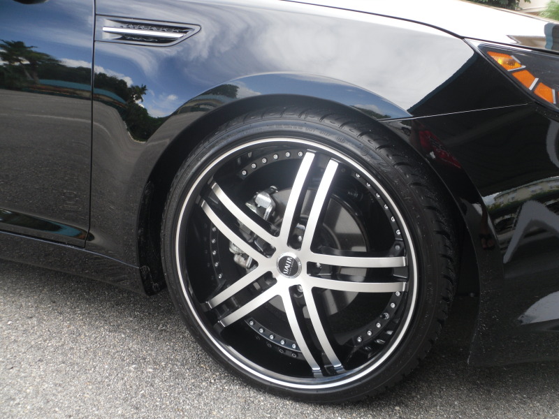 photo 1 Kia Optima custom wheels Status Night 5 20x8.5, ET +35, tire size 225/35 R20. x ET