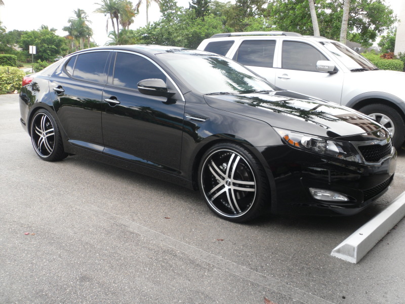 photo 2 Kia Optima custom wheels Status Night 5 20x8.5, ET +35, tire size 225/35 R20. x ET