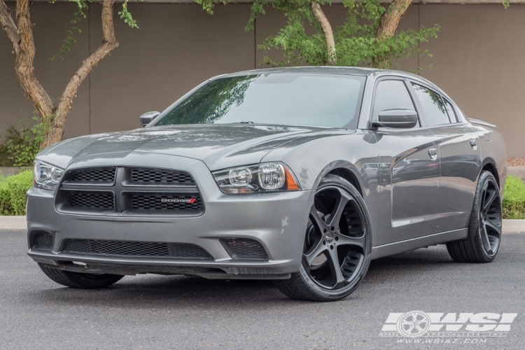photo 1 Dodge Charger custom wheels Giovanna Closeouts Dalar-5 22x, ET , tire size X R22. x ET