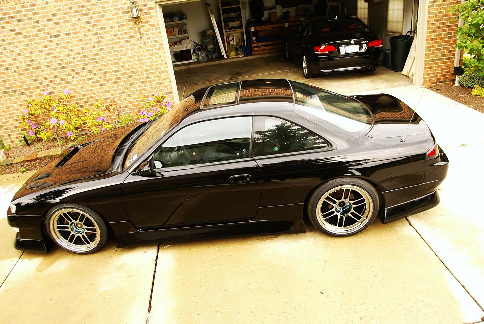 photo 3 Nissan S14 custom wheels Enkei RPF1 18x9.5, ET +15, tire size 225/40 R18. 18x10.5 ET+15 245/40 R18