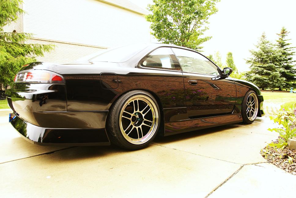 photo 8 Nissan S14 custom wheels Enkei RPF1 18x9.5, ET +15, tire size 225/40 R18. 18x10.5 ET+15 245/40 R18