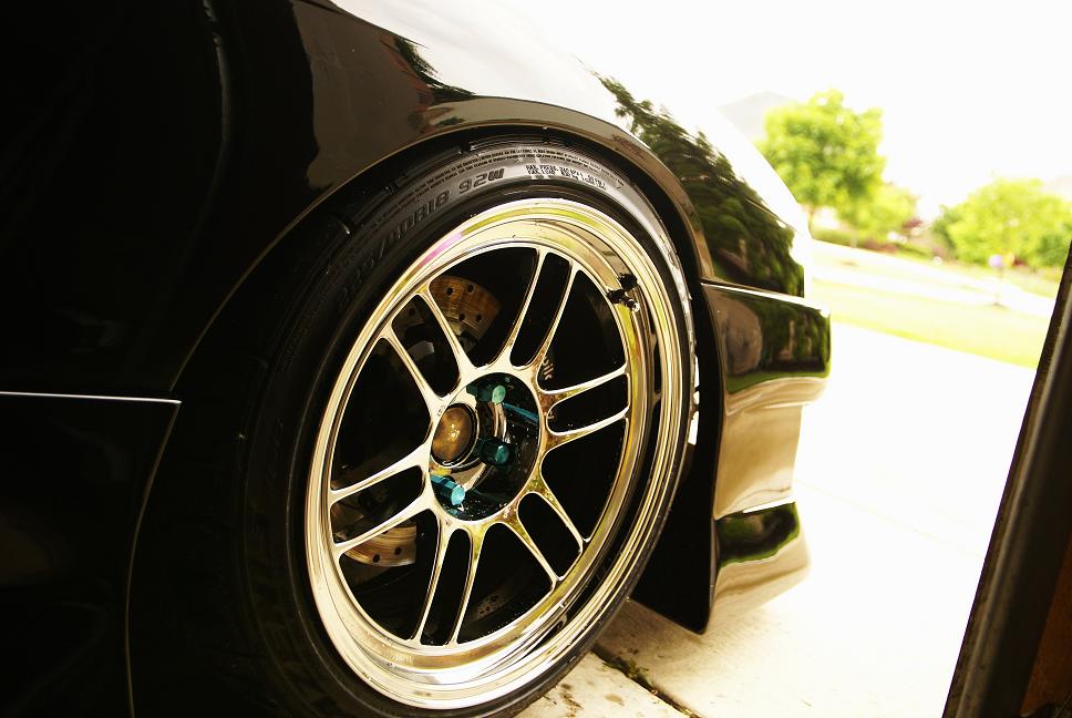 photo 10 Nissan S14 custom wheels Enkei RPF1 18x9.5, ET +15, tire size 225/40 R18. 18x10.5 ET+15 245/40 R18