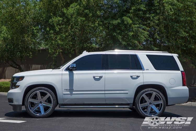 photo 1 Chevrolet Tahoe custom wheels Giovanna Dramuno-6 24x, ET , tire size X R24. x ET 