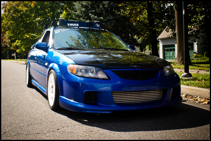 photo 3 Mazda Protege custom wheels 5Zigen FN01R-C 16x7.0, ET +19, tire size 205/40 R16. 16x7.0 ET+35