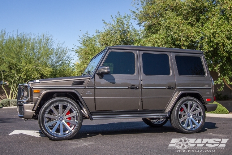 photo 1 Mercedes-Benz G-Class custom wheels Giovanna Santo-2SS 24x, ET , tire size X R24. x ET