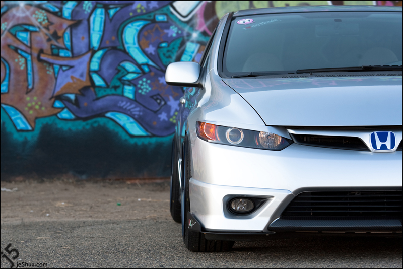 photo 2 Honda Civic custom wheels Volk Racing TE37 18x9.5, ET +22, tire size 225/40 R18. x ET 225/40 R