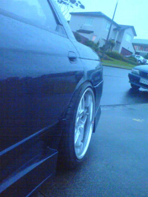 photo 1 Nissan R31-R34 Skyline 2dr custom wheels Blitz 03 18x9.0, ET +22, tire size 225/40 R18. 18x10.0 ET+22 245/40 R18