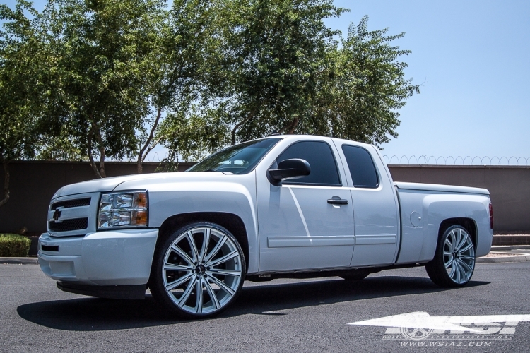 photo 1 Chevrolet Silverado 1500 custom wheels Gianelle Cuba-12 26x, ET , tire size X R26. x ET 