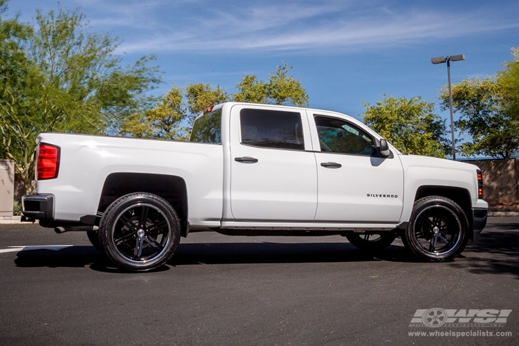 photo 1 Chevrolet Silverado 1500 custom wheels Black Rhino Letaba 22x, ET , tire size X R22. x ET 