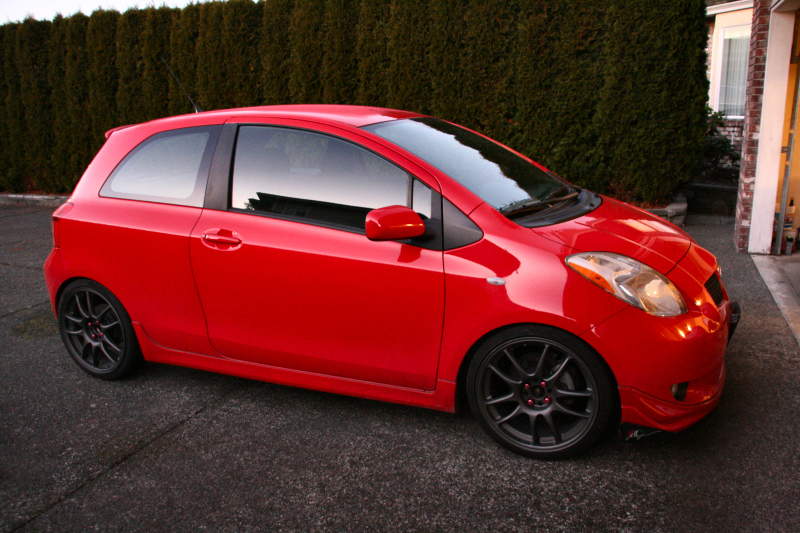 photo 4 Toyota Yaris custom wheels Work Emotion CR Kai 18x7.5, ET +42, tire size 215/35 R18. 18x7.5 ET+32 