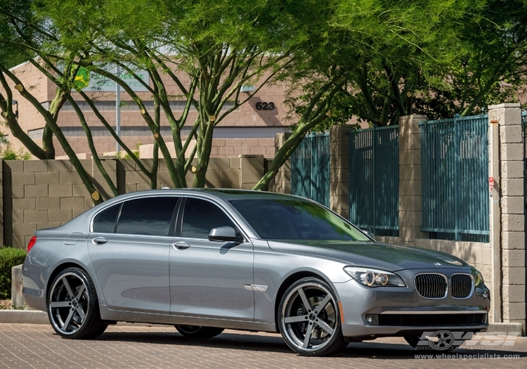 photo 1 BMW 740 custom wheels Giovanna Mecca 22x, ET , tire size X R22. x ET 
