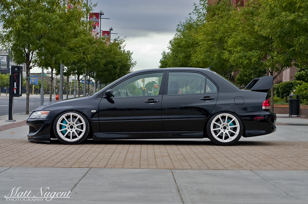 photo 2 Mitsubishi Lancer Evolution custom wheels Rota  G forces 18x9.0, ET +10, tire size 225/40 R18. 18x9.0 ET+20 225/40 R18