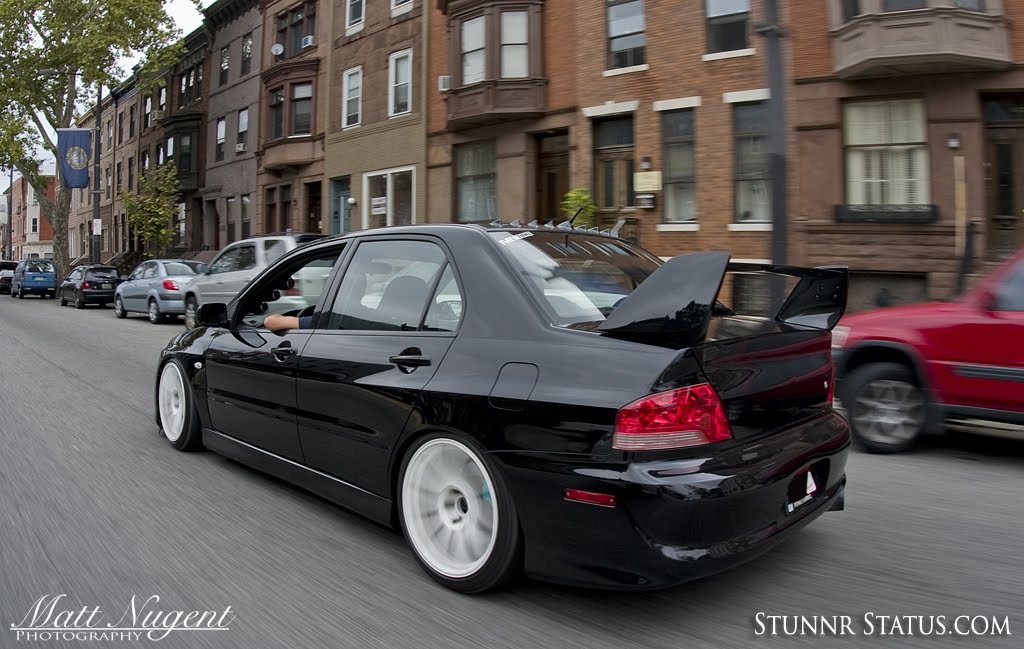 photo 4 Mitsubishi Lancer Evolution custom wheels Rota  G forces 18x9.0, ET +10, tire size 225/40 R18. 18x9.0 ET+20 225/40 R18