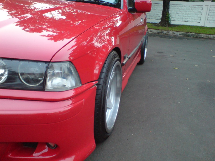 photo 2 BMW  318 custom wheels Racing Dynamics RGR 17x8.5, ET +13, tire size 205/45 R17. x ET 215/45 R
