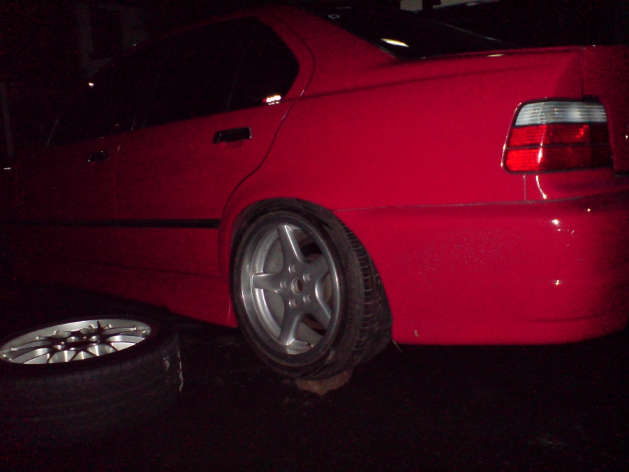 photo 5 BMW  318 custom wheels Racing Dynamics RGR 17x8.5, ET +13, tire size 205/45 R17. x ET 215/45 R