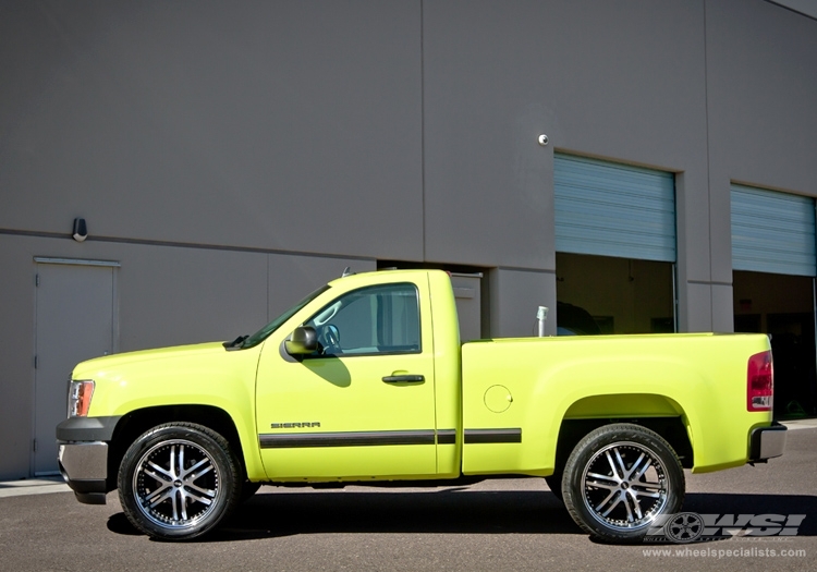 photo 1 GMC Sierra 3500HD custom wheels Avenue A607 22x, ET , tire size X R22. x ET 