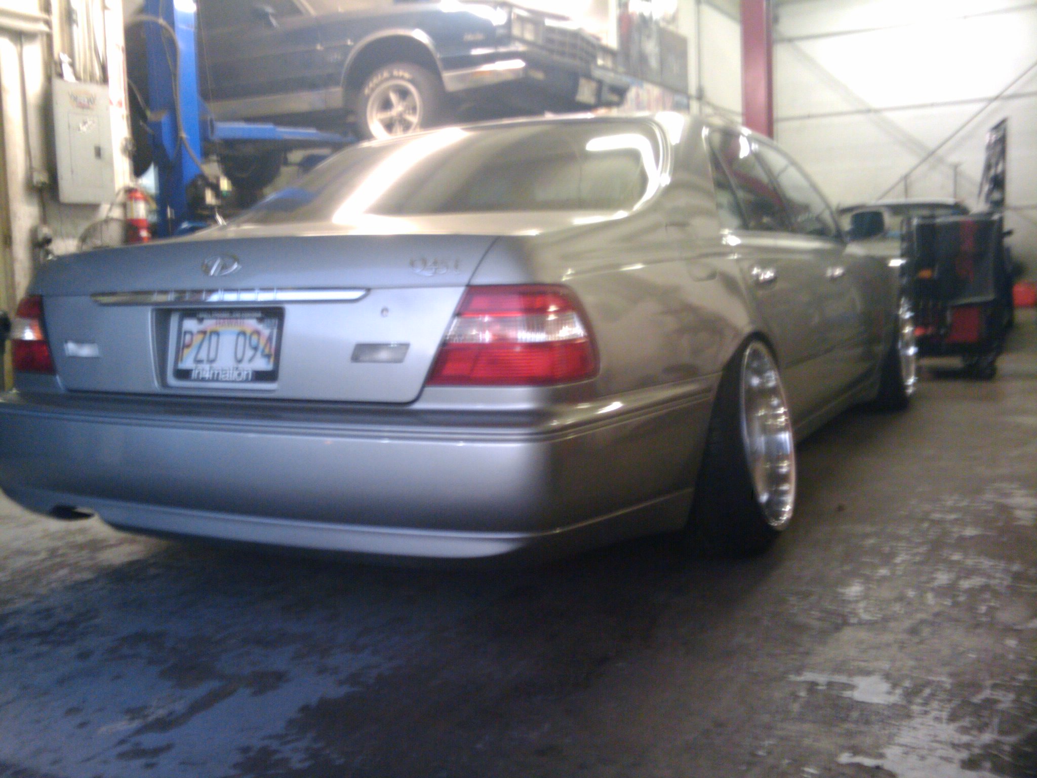 photo 1 Infiniti Q45 custom wheels Locksmice Duke 19x10.0, ET +5, tire size 235/35 R19. 19x11.5 ET-11 245/35 R19