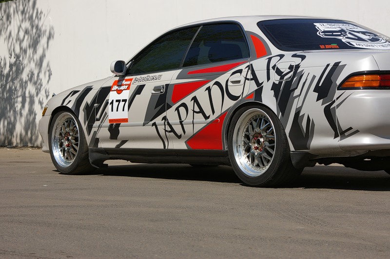 photo 7 Toyota Chaser custom wheels work 18x9.5, ET +35, tire size 245/45 R18. 18x10.5 ET+25 275/35 R18