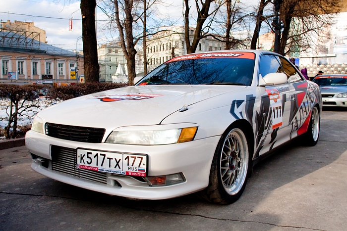 photo 8 Toyota Chaser custom wheels work 18x9.5, ET +35, tire size 245/45 R18. 18x10.5 ET+25 275/35 R18