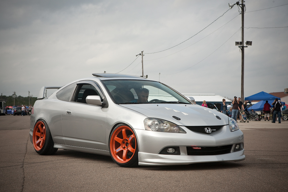 photo 5 Acura RSX custom wheels Volk Racing Te 37 18x9.5, ET +22, tire size 235/35 R18. 18x10.5 ET+22 235/40 R18