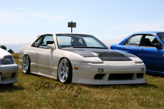 photo 7 Nissan S13 custom wheels Rays Engineering Volk Racing TE37 18x9.5, ET +9, tire size 225/35 R18. x ET 225/40 R