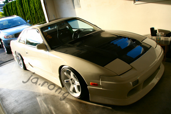 photo 8 Nissan S13 custom wheels Rays Engineering Volk Racing TE37 18x9.5, ET +9, tire size 225/35 R18. x ET 225/40 R
