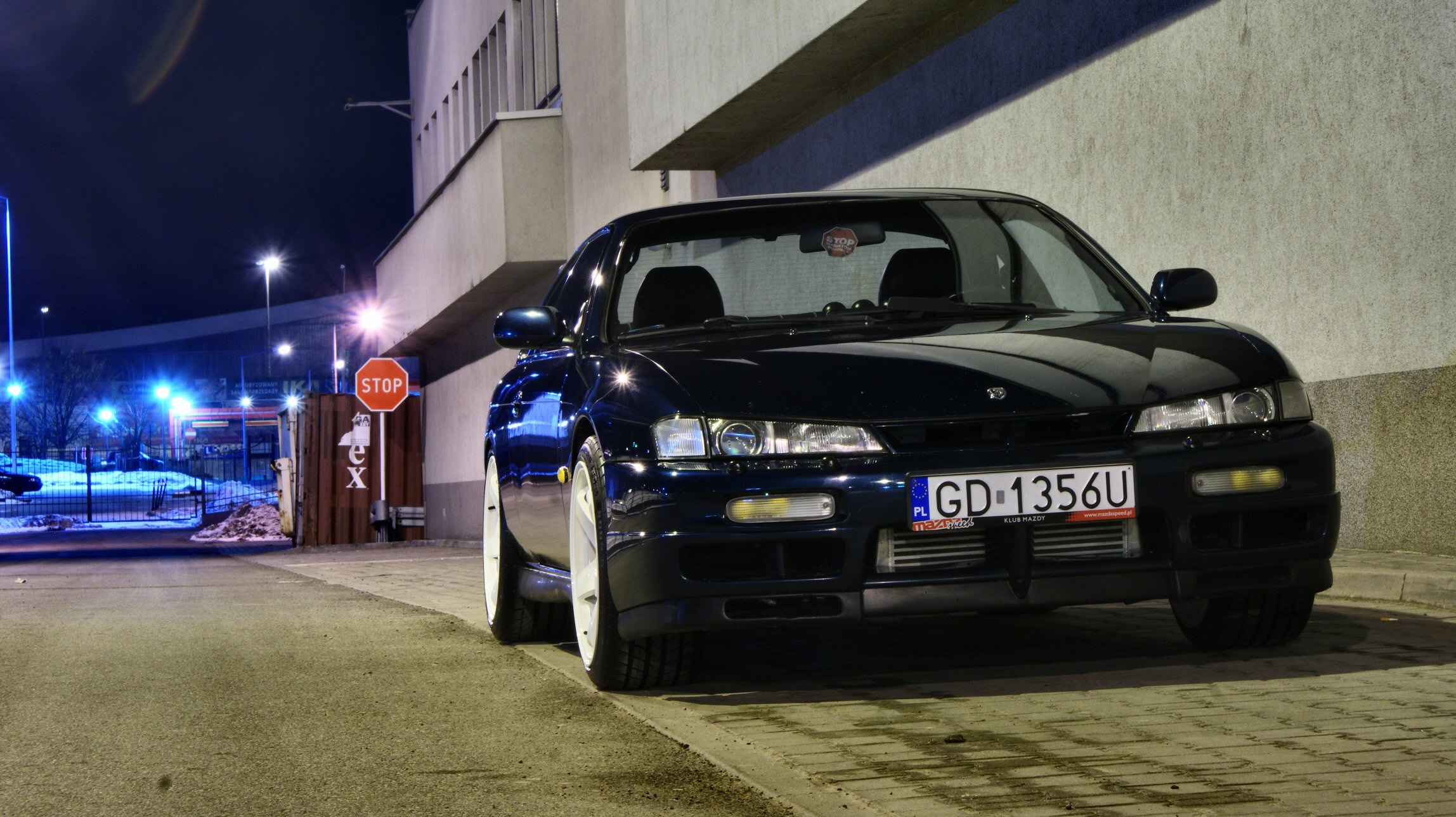 photo 2 Nissan S14 custom wheels  Rota P45R 18x9.5, ET +25, tire size 235/40 R18. 18x9.5 ET+30 255/35 R18