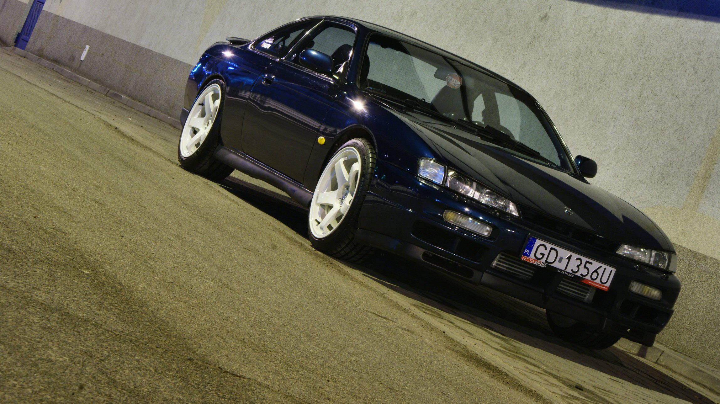 photo 3 Nissan S14 custom wheels  Rota P45R 18x9.5, ET +25, tire size 235/40 R18. 18x9.5 ET+30 255/35 R18