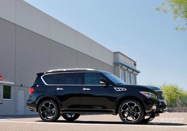 photo 1 Infiniti QX56 custom wheels Giovanna Dalar-6V 24x, ET , tire size X R24. x ET