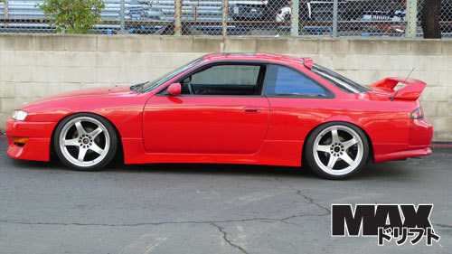 photo 1 Nissan S14 custom wheels Rays Engineering Nismo LM GT4 18x9.5, ET +12, tire size 225/40 R18. 18x10.5 ET+15 255/35 R18
