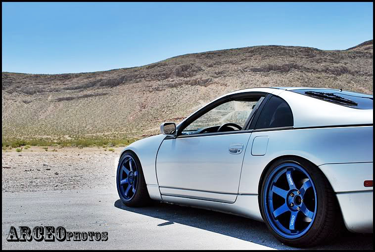 photo 2 Nissan 300ZX 2-seat custom wheels Volk TE37 18x10.5, ET +15, tire size 255/35 R18. x ET 255/35 R