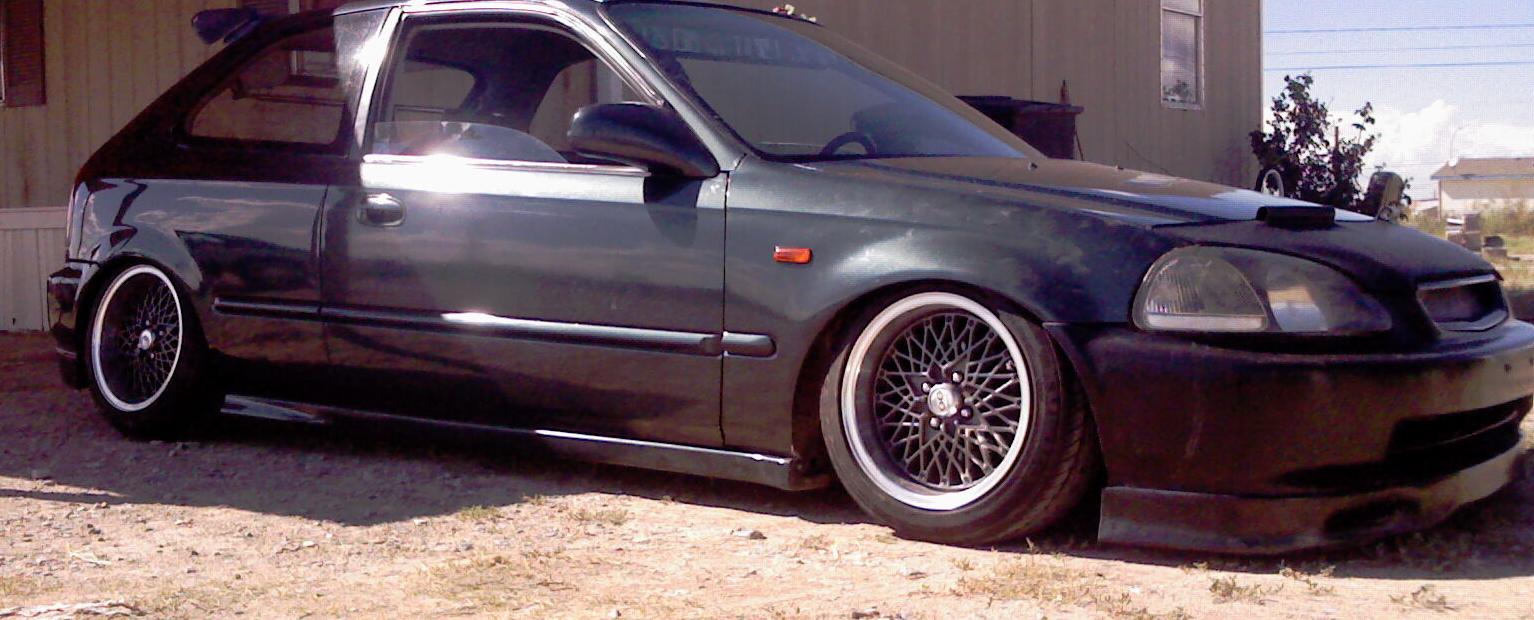 photo 6 Honda Civic custom wheels ogs meshed 15x8.0, ET +17, tire size 195/50 R15. x ET