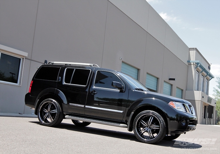 photo 1 Nissan Pathfinder custom wheels MKW M105 22x, ET , tire size X R22. x ET 