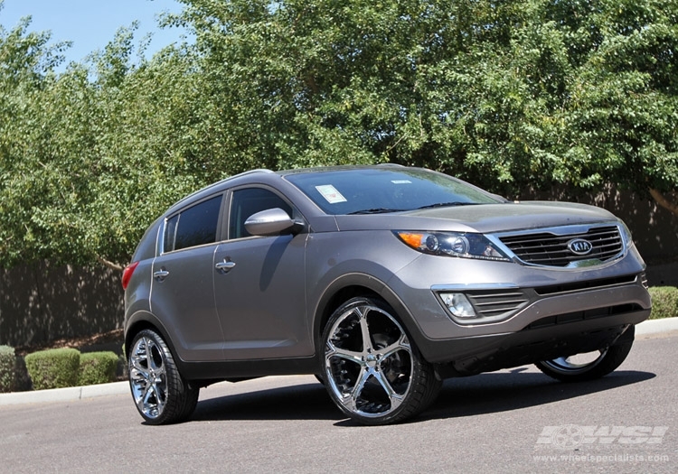 photo 1 Kia Sportage custom wheels Giovanna Dalar-5V 22x, ET , tire size X R22. x ET