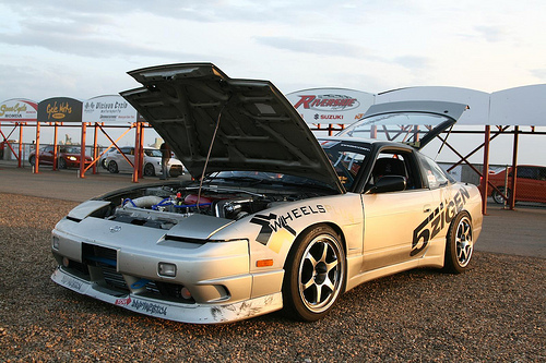 photo 2 Nissan S13 custom wheels 5zigen GN+ 17x9.5, ET +2, tire size 235/40 R17. x ET 225/45 R