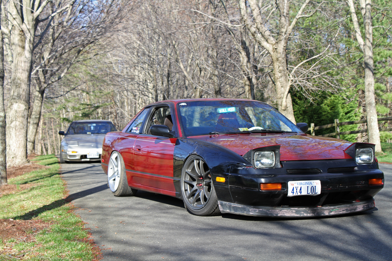 photo 2 Nissan S13 custom wheels Work Emotion CR Kai 18x9.5, ET +7, tire size 225/40 R18. 18x10.0 ET+12