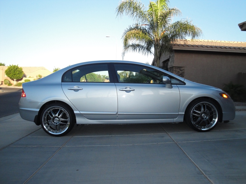 photo 1 Honda Civic custom wheels Axis Matrix 19x8.0, ET +35, tire size 215/35 R19. x ET 