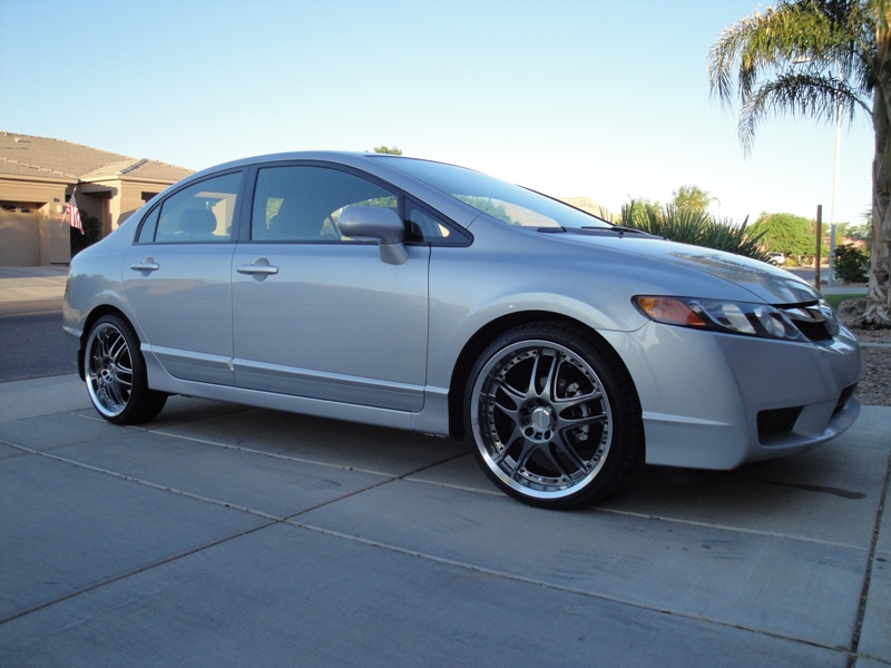 photo 4 Honda Civic custom wheels Axis Matrix 19x8.0, ET +35, tire size 215/35 R19. x ET 