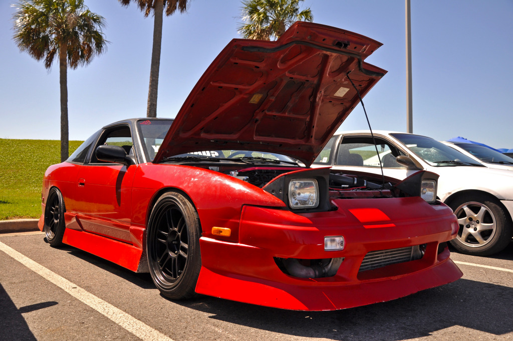 photo 1 Nissan S13 custom wheels Enkei RPF1 18x9.5, ET +15, tire size 235/40 R18. 18x10.5 ET+15 255/35 R18