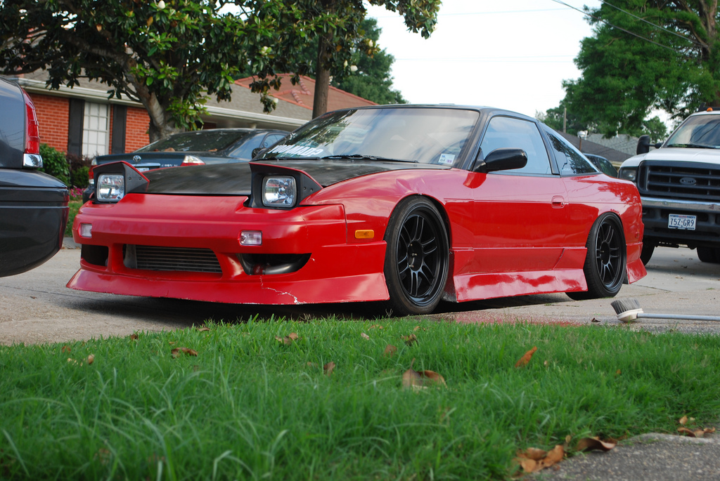 photo 2 Nissan S13 custom wheels Enkei RPF1 18x9.5, ET +15, tire size 235/40 R18. 18x10.5 ET+15 255/35 R18