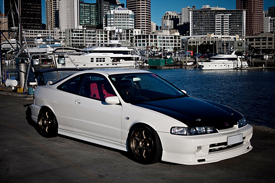 photo 8 Acura Integra custom wheels Volk Racing TE37 16x8.0, ET +15, tire size 215/45 R16. x ET 