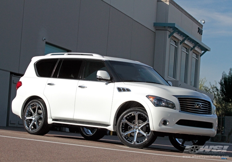 photo 1 Infiniti QX56 custom wheels Giovanna Dalar-6V 24x, ET , tire size X R24. x ET