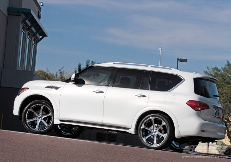 photo 2 Infiniti QX56 custom wheels Giovanna Dalar-6V 24x, ET , tire size X R24. x ET