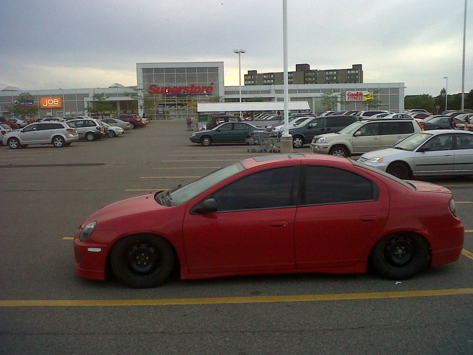 photo 1 Dodge Neon custom wheels Dodge Steelieslol 15x6.0, ET +35, tire size 195/65 R15. 17x8.0 ET+11 205/40 R17