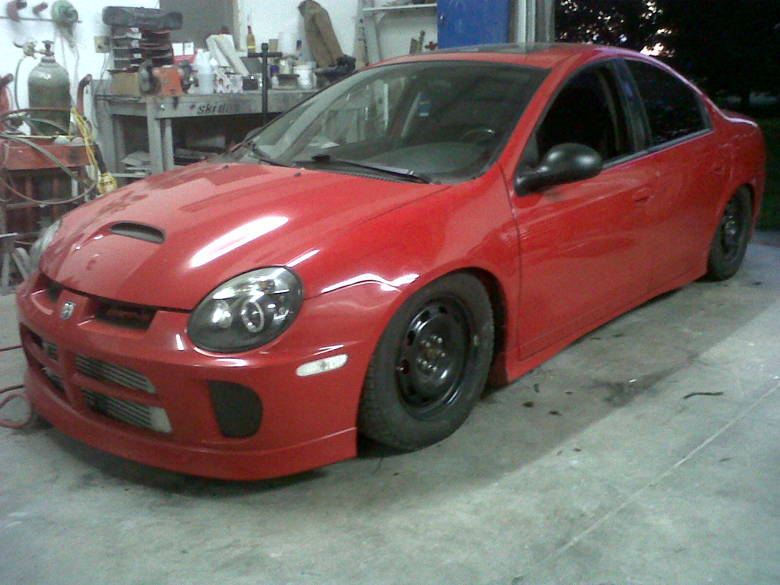 photo 3 Dodge Neon custom wheels Dodge Steelieslol 15x6.0, ET +35, tire size 195/65 R15. 17x8.0 ET+11 205/40 R17