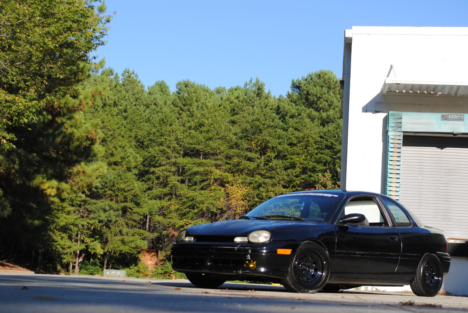photo 1 Dodge Neon custom wheels Diamond racing wheels stock car 15x8.0, ET +12, tire size 205/50 R15. x ET 